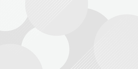 White geometric abstract background overlap layer on bright space with lines effect decoration.