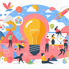 Illustration of a idea