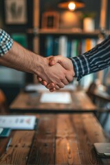 Partners collaborating on a marketing campaign.