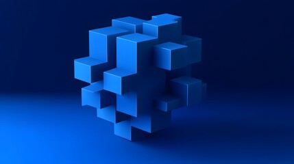 Obraz premium Abstract 3d rendering of a modern geometric background. Minimalistic design for poster, cover, branding, banner, placard