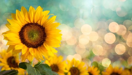 Obraz premium beautiful sunflower background