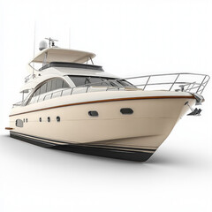 Luxury Yacht Isolated