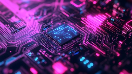 Computer circuit board, web design background. 