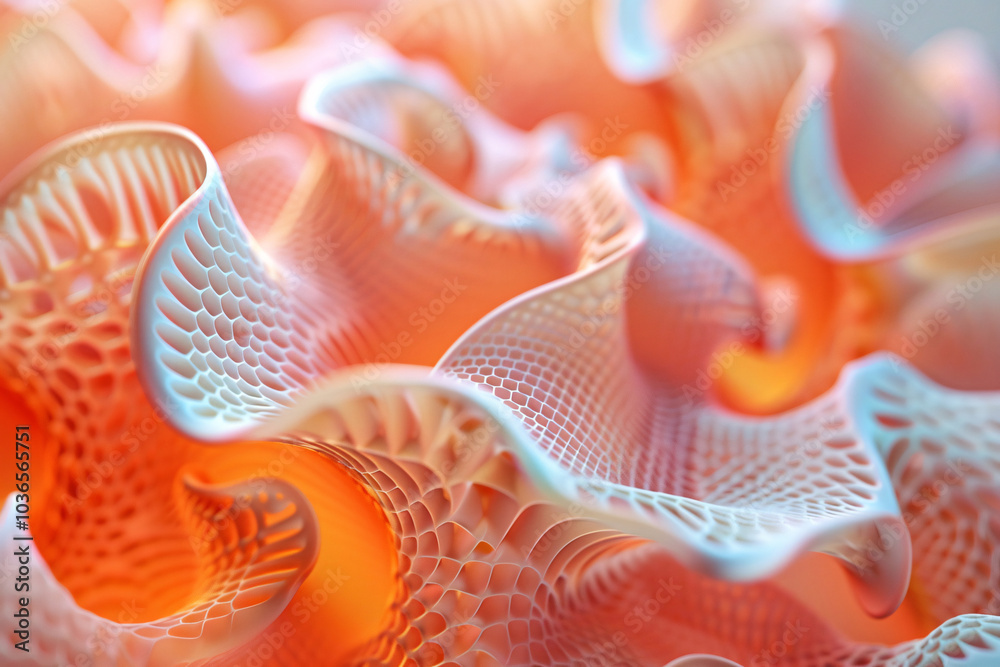 Wall mural abstract background and texture of science and medical backgrounds. generative ai