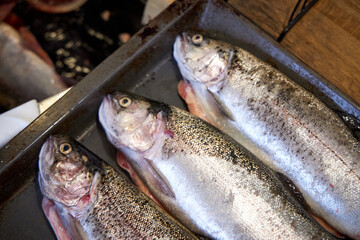 gourmet, lunch, grey, seafood restaurant, metal, dinner, group, atlantic, traditional, closeup, tasty, nutritive, pattern, lemon, copy, diet, top view, many, wooden, kitchen, fresh, cooking, food, ani