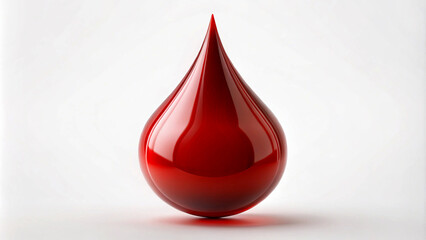 Fototapeta premium drop of blood. drop, blood, water, droplet, liquid, icon, symbol, medical, illustration, drip, oil, donation, vector, health, 3d, red, medicine, clean, sign, design, wet, color, rain, fluid, shiny