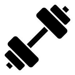 Fitness and Health icon on glyph style