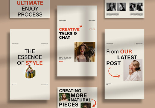 Minimal Instagram Posts & Stories