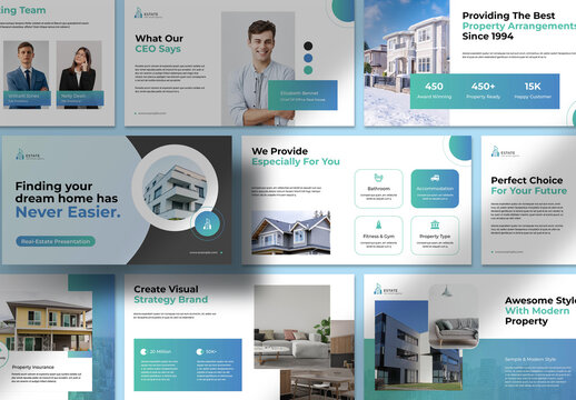 Real Estate Presentation Layout