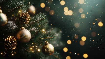 Merry Christmas and happy New Year background