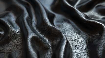 Naklejka premium Gradient black leather texture