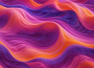 Fototapeta premium n abstract visualization of fabric-like waves in vibrant colors