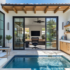 luxury swimming pool