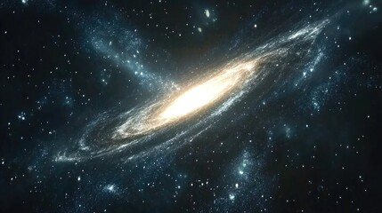 Close up of the Milky Way featuring a low noise high quality 3D cartoon rendering captured through a star tracker