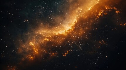 Obraz premium 3D cartoon rendering showcasing galaxies and nebulae in the vastness of deep space The beauty of the infinite cosmos Science fiction artwork Bursting galaxy