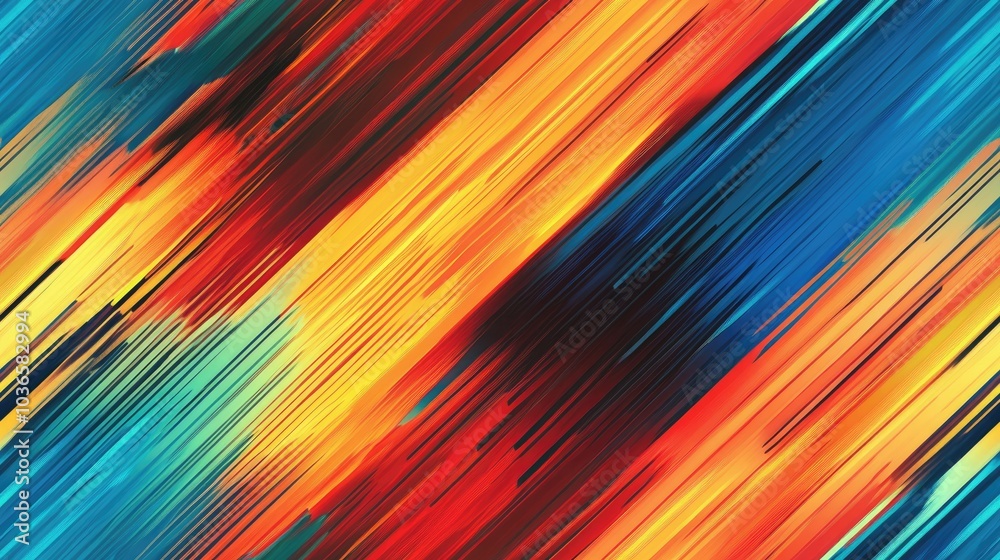 Poster colorful line texture with ample space for logo and text design abstract background