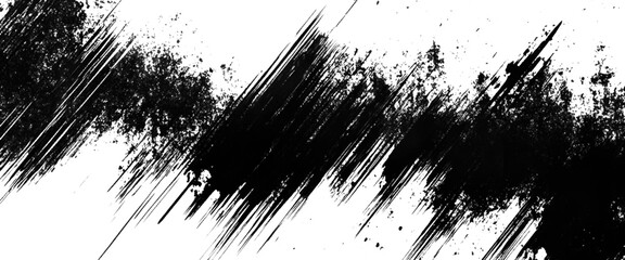 Vector black and white with grunge style, scratch and texture elements for design.