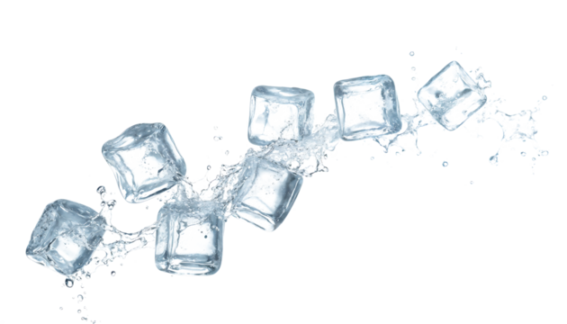 氷　スプラッシュ　みずみずしい　フレッシュ
