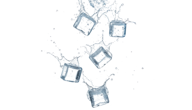 氷　スプラッシュ　みずみずしい　フレッシュ