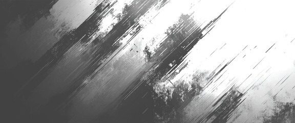 Vector white and black brush stroke wall.