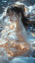 Obraz premium 日本人女性（縦型サイズ）