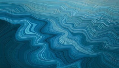 Fototapeta premium Abstract background forming wavy pattern with light blue lines