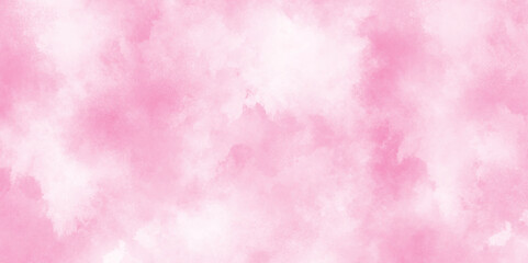 pink watercolor gradient grunge paper texture background, light pink gradient grunge background with clouds, Soft cloudy pink flowing ink grunge watercolor texture.