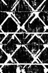 Fototapeta premium Distressed black overlay with a random tile pattern and gradient background, creating a textured and weathered look. Perfect for adding depth to designs, banners, or wallpapers.