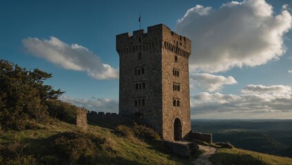 The archer tower invites visitors to reflect on their shared past