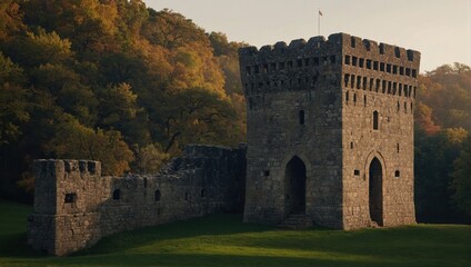 The archer tower invites wanderers to explore its hidden treasures and rich legacy