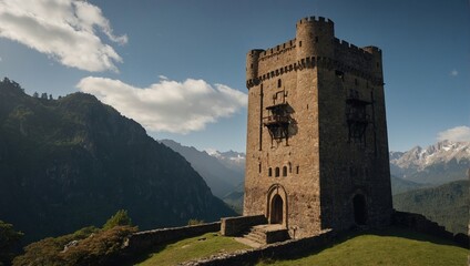The archer tower is a cultural landmark preserving the heritage of ancient times