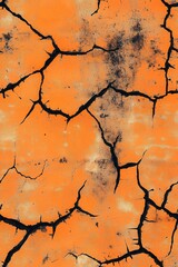 Distressed orange overlay with a random tile pattern and gradient background, creating a textured and weathered look. Perfect for adding depth to designs, banners, or wallpapers.