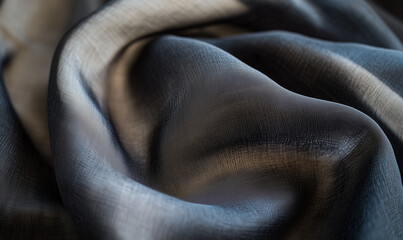 Silk satin fabric, matte soft texture and a dark color scheme  background