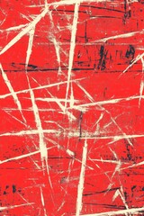Distressed red overlay with a random tile pattern and gradient background, creating a textured and weathered look. Perfect for adding depth to designs, banners, or wallpapers.