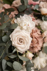 Beautiful flower composition from different field flowers.