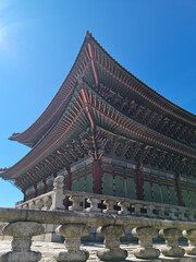 Fototapeta premium This is Gyeongbokgung Palace in Seoul, South Korea.