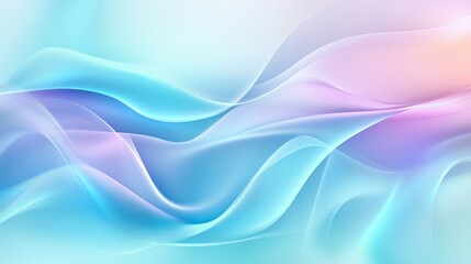 Soft, flowing abstract design in pastel colors, ideal for backgrounds or digital art.