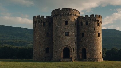 The archer tower is a perfect backdrop for romantic moments