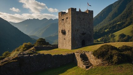 The archer tower is a refuge for those seeking peace and quiet