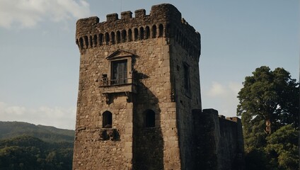 The archer tower is a reminder of ancient times
