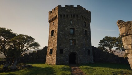 The archer tower is a reminder of bygone eras