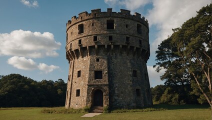 The archer tower is a safe haven for weary travelers seeking comfort and peace