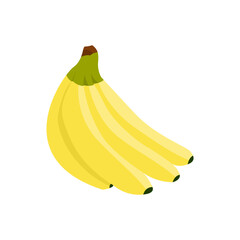 banana isolated on white background