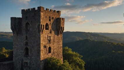 The archer tower is often depicted in local literature