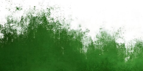 Abstract green and white background