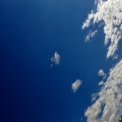blue sky with clouds