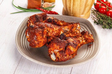 Indian tandoori turkey shoulder wing
