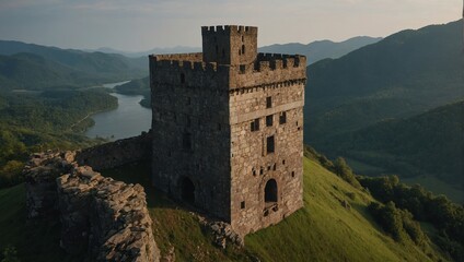 The archer tower offers a glimpse into history