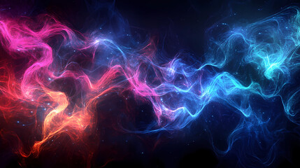 Fototapeta premium Abstract digital background. Can be used for technological processes, neural networks and AI, digital storages, sound and graphic forms, science, education, etc.