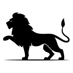 Lion silhouette vector illustration